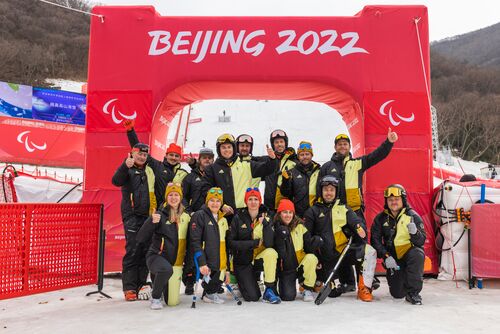 Gruppenbild Deutsches Para Ski alpin Team