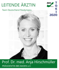 BBS-Präsidentin Prof. Dr. med. Anja Hirschmüller ist Leitende Ärztin in Tokio 2020