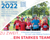 Flyer des Inklusionslaufs beim Badenmarathon am 18. September 2022