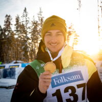 Marco Maier mit seiner Goldmedaille
